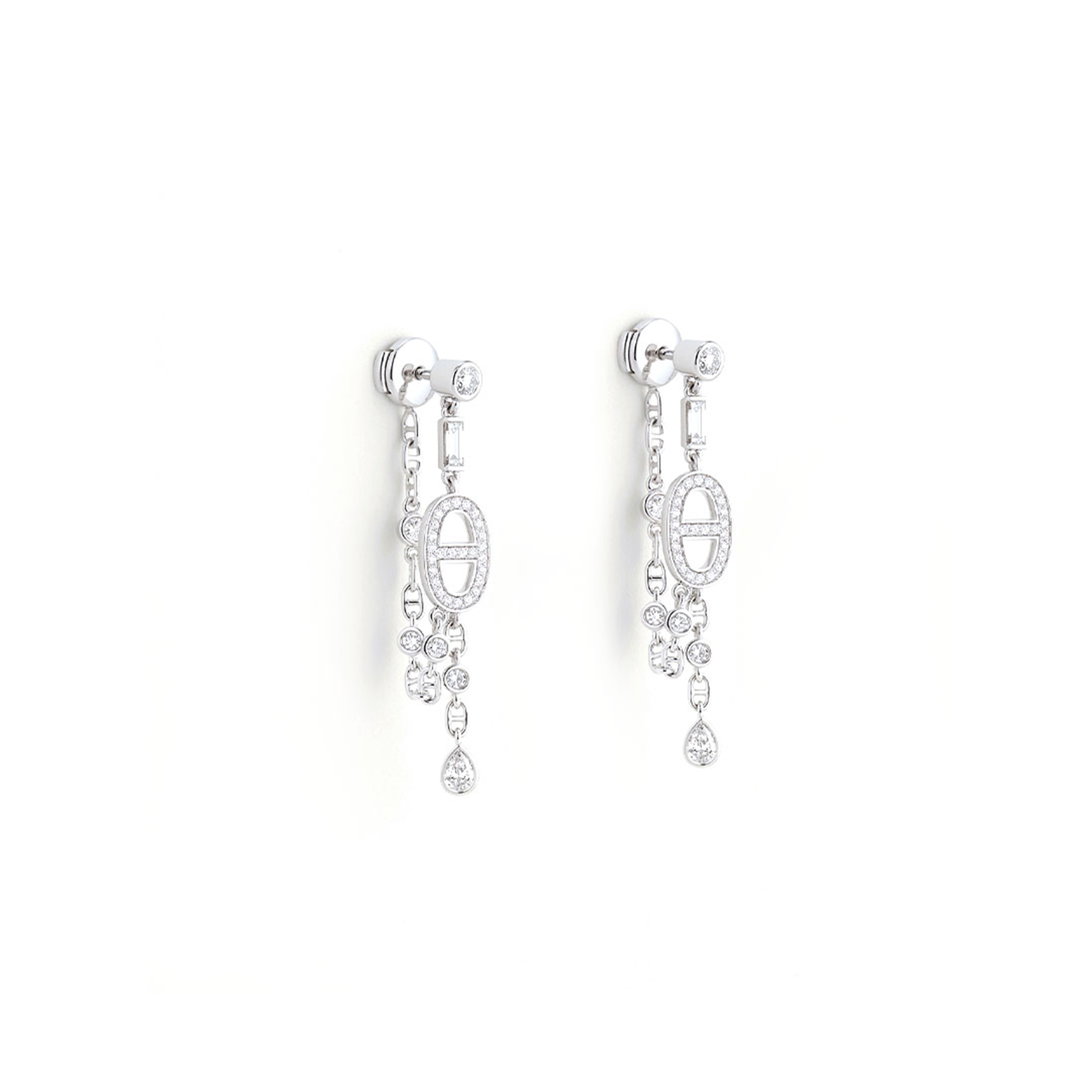 HERMÈS CHAINE D'ANCRE CHAOS FANCY EARRINGS H222509B00